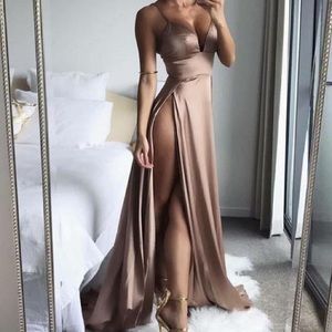 Abyss by Abby Nikki Gown- Gold